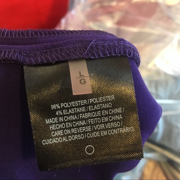 NWT Tahari Deep Purple Long Dress - Picture 11 of 12